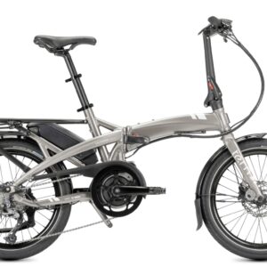 TERN Elektro-Faltrad "Vektron Q9" Mod. 24, Unisex, 20", satin metallic silver / silver , 9-Gang SHIMANO "Alivio"
