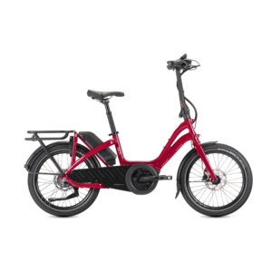 TERN E-Kompaktrad "TERN NBD S5i LL" Mod. 24 20", gloss metallic red / silver, 5-Gang SHIMANO "Nexus"